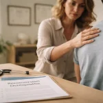 reconversion osteopathe femme cabinet consultation