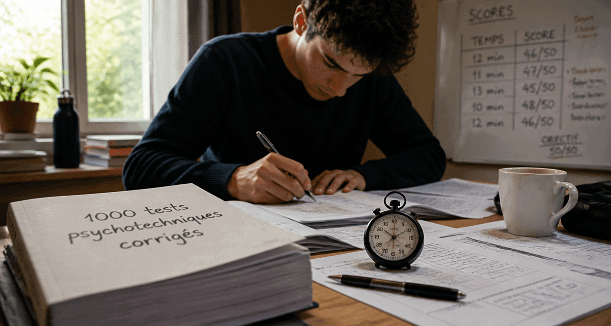 1000 tests psychotechniques corrigés pdf gratuit étudiant révision