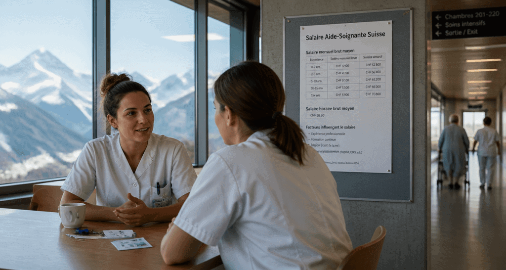 aide soignante salaire suisse en hôpital