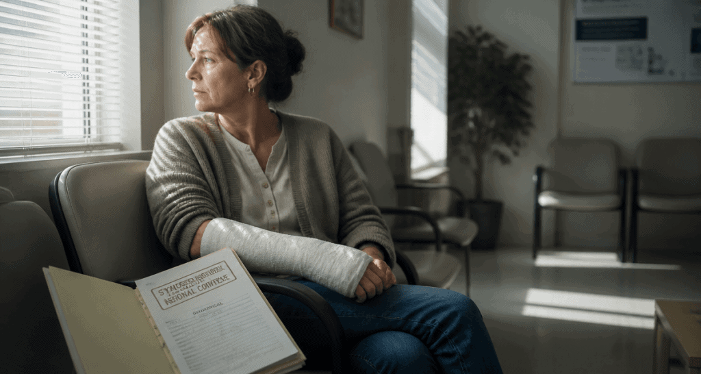 algodystrophie reconnue longue maladie femme dossier médical