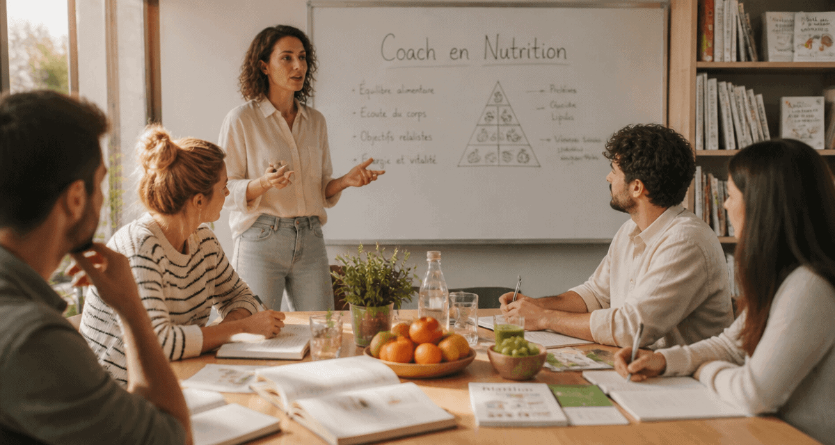 coach en nutrition formation groupe en salle