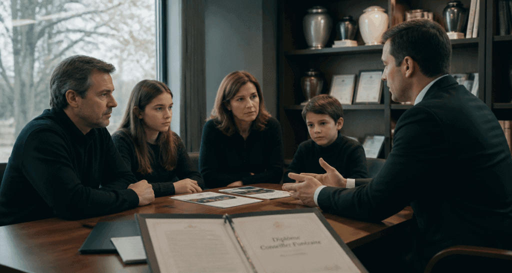 diplome conseiller funeraire entretien famille