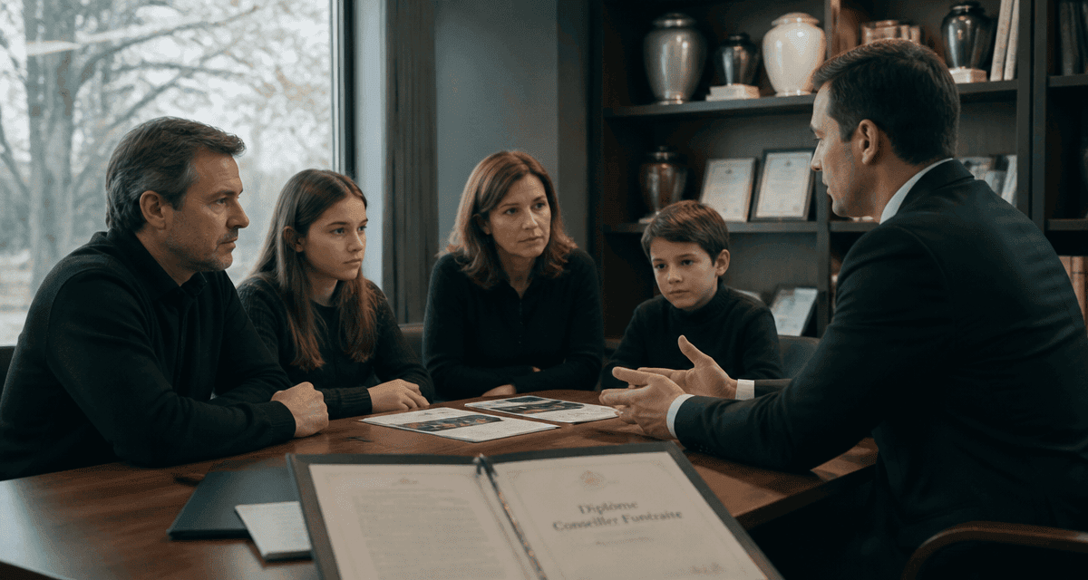 diplome conseiller funeraire entretien famille
