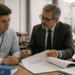 fonction publique stagiaire en bureau avec tuteur