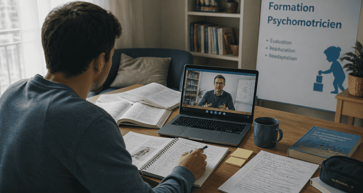 formation psychomotricien à distance étudiant ordinateur