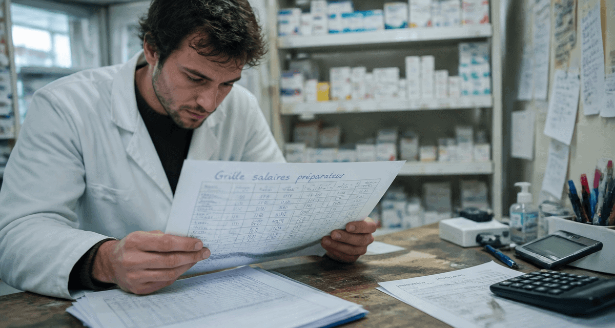 grille des salaires preparateur en pharmacie feuille comptoir