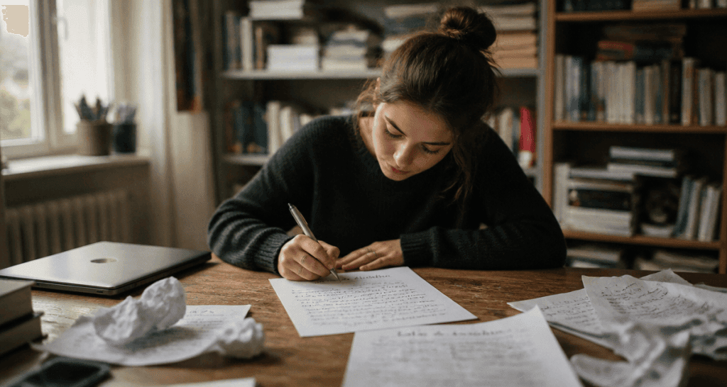 Lettre de motivation pour une ecole écrite à la main