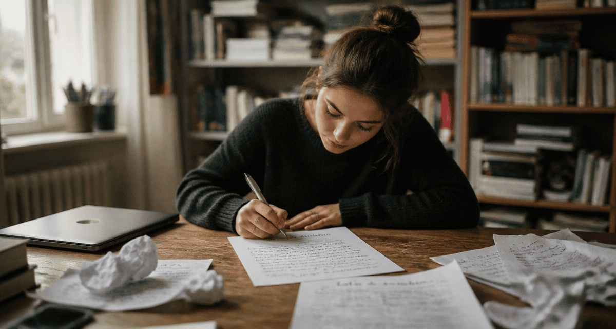 Lettre de motivation pour une ecole écrite à la main