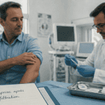 peut on travailler apres une infiltration de l'épaule, médecin prépare une injection