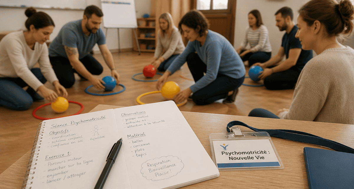 reconversion psychomotricien exercice pratique