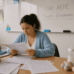 étudiante révise sujet cap aepe
