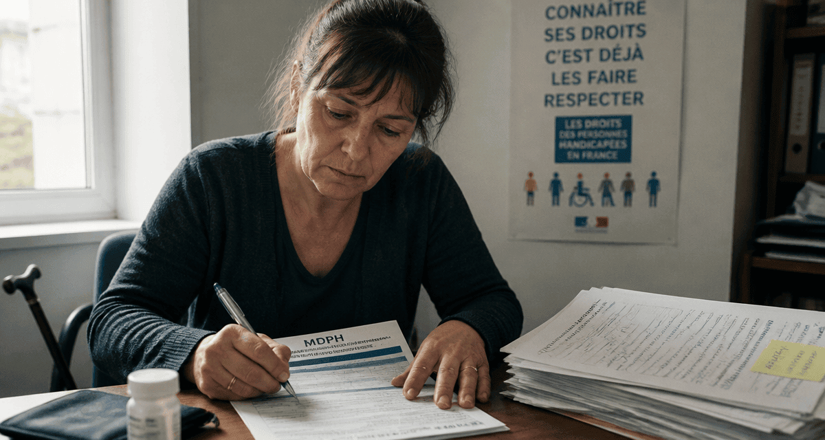 rhumatisme psoriasique taux invalidité femme dossier MDPH
