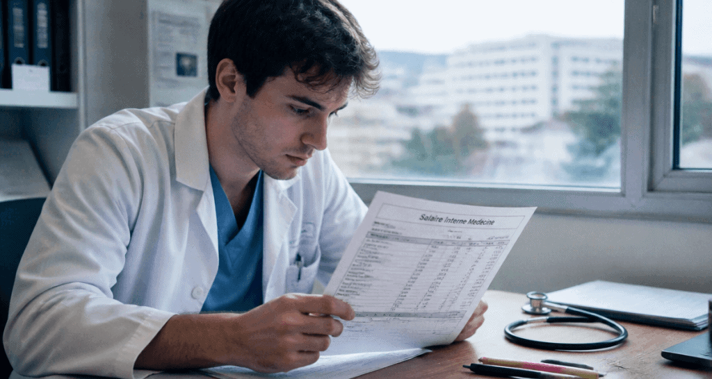 salaire interne medecine fiche de paie