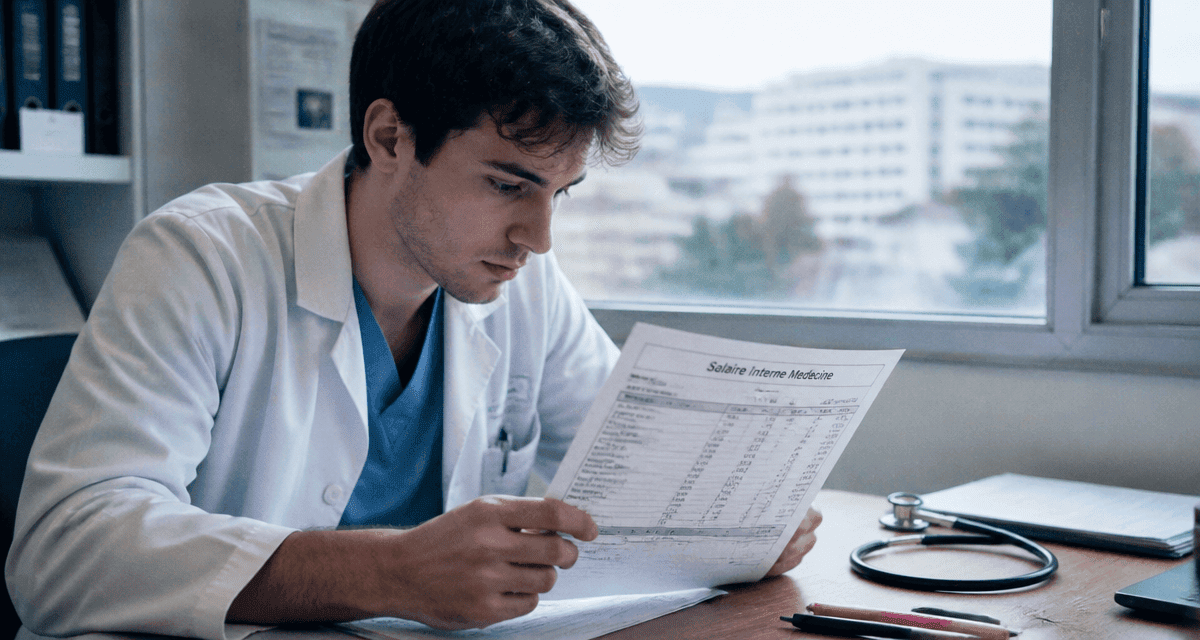 salaire interne medecine fiche de paie