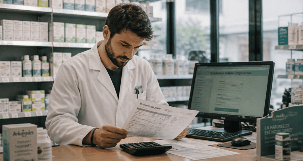 simulateur salaire preparateur en pharmacie