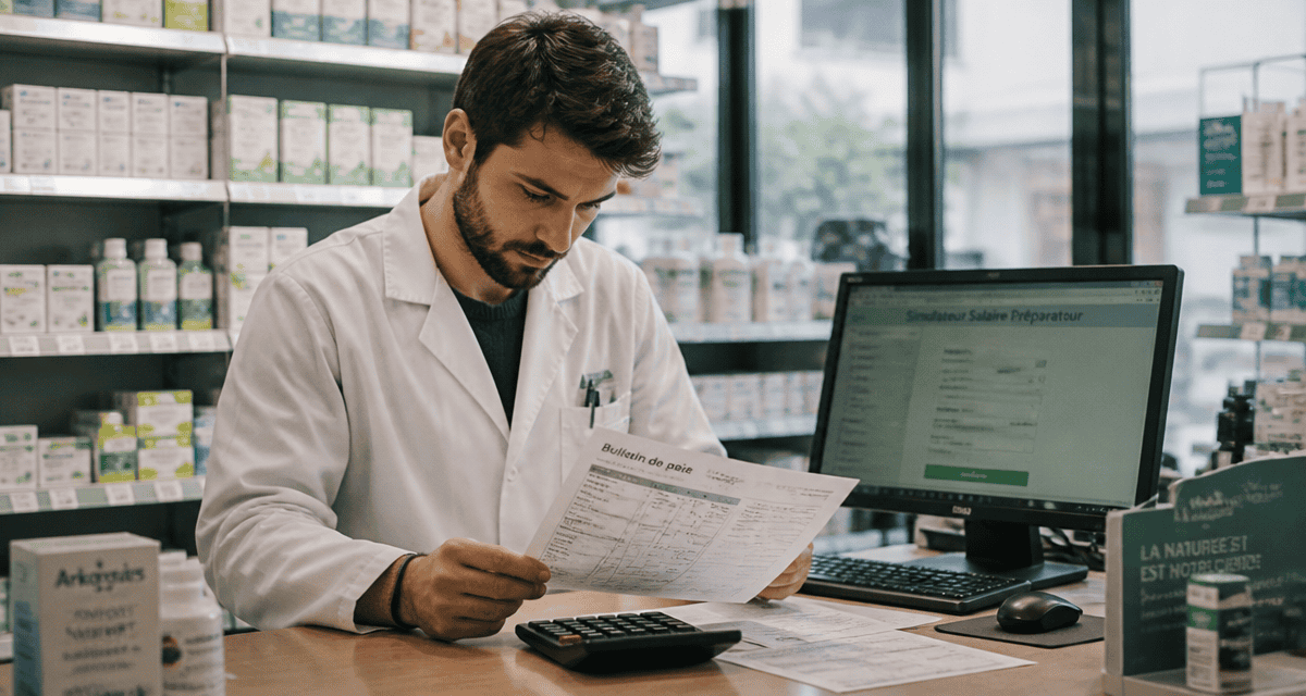 simulateur salaire preparateur en pharmacie