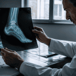 temps de guerison fracture de fatigue radiographie pied
