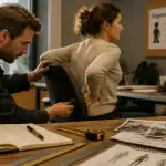 Ergonome définition : ajustement chaise au bureau, posture au travail