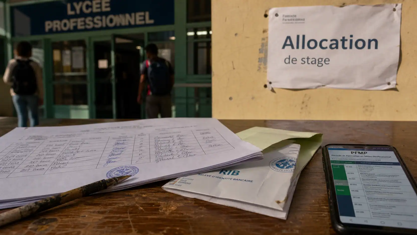 Rémunération stage bac pro : feuille d’émargement et RIB