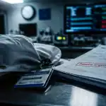 Salaire medecin urgentiste dans un service d’urgences, blouse et badge près d’un dossier
