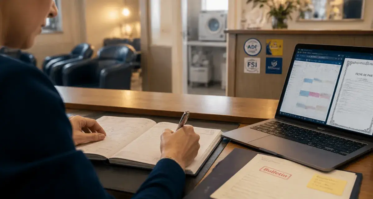 Secrétaire dentaire salaire : réception, fiche de paie et planning en cabinet dentaire