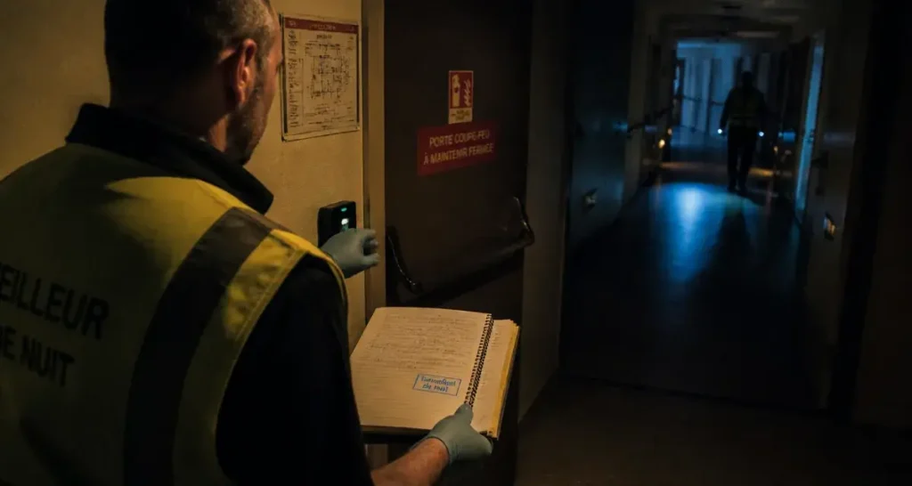 Surveillant de nuit sans diplôme : veilleur de nuit en EHPAD avec cahier de liaison