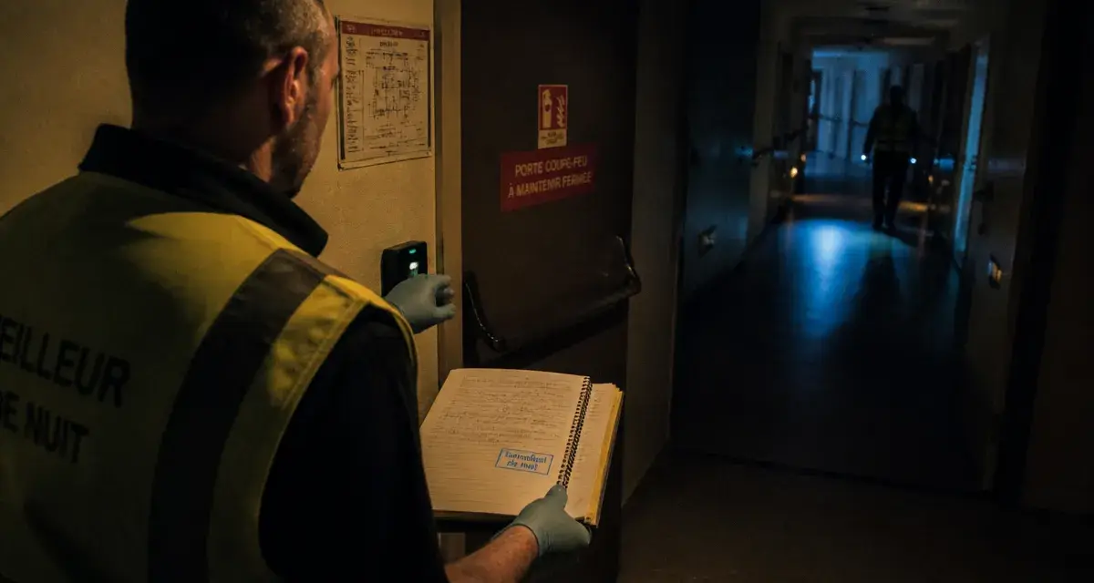 Surveillant de nuit sans diplôme : veilleur de nuit en EHPAD avec cahier de liaison