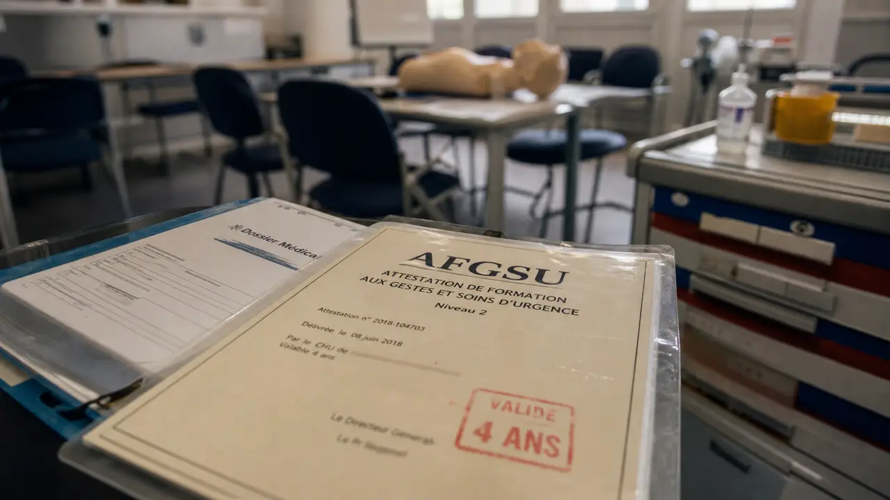 AFGSU durée de validité : attestation et recyclage 4 ans
