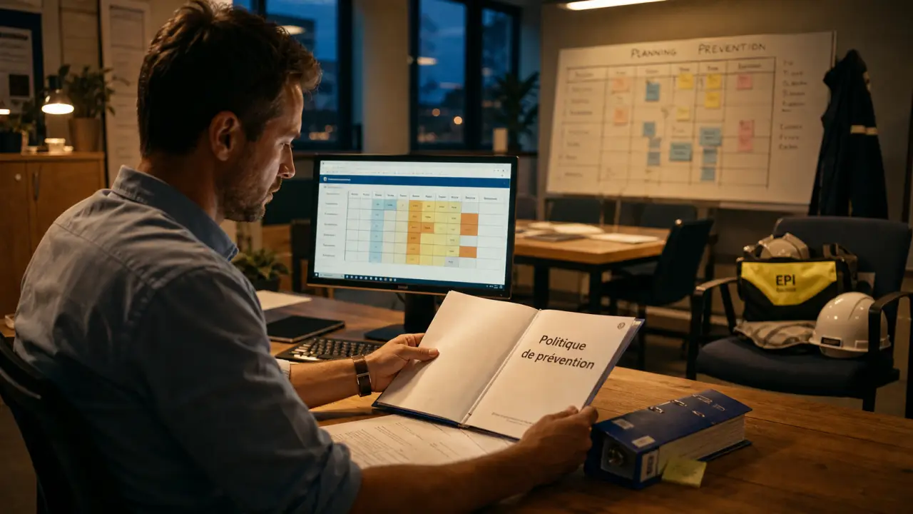 Conseiller prévention : évaluation des risques au bureau