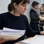 Débouchés BTS SP3S : conseillère en action sociale avec dossiers, formulaire d’accès aux droits