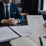 Entretien embauche qualité défaut : dossier et fiche sur table