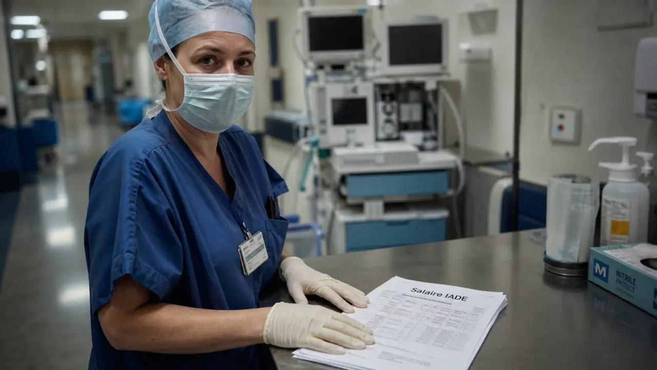 IADE salaire : primes et secteurs en hôpital