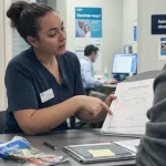 Infirmiere asalee assurant le suivi chronique et la prévention en cabinet médical