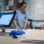 Logiciel ehpad DUI : saisie observations sur tablette en salle de soins