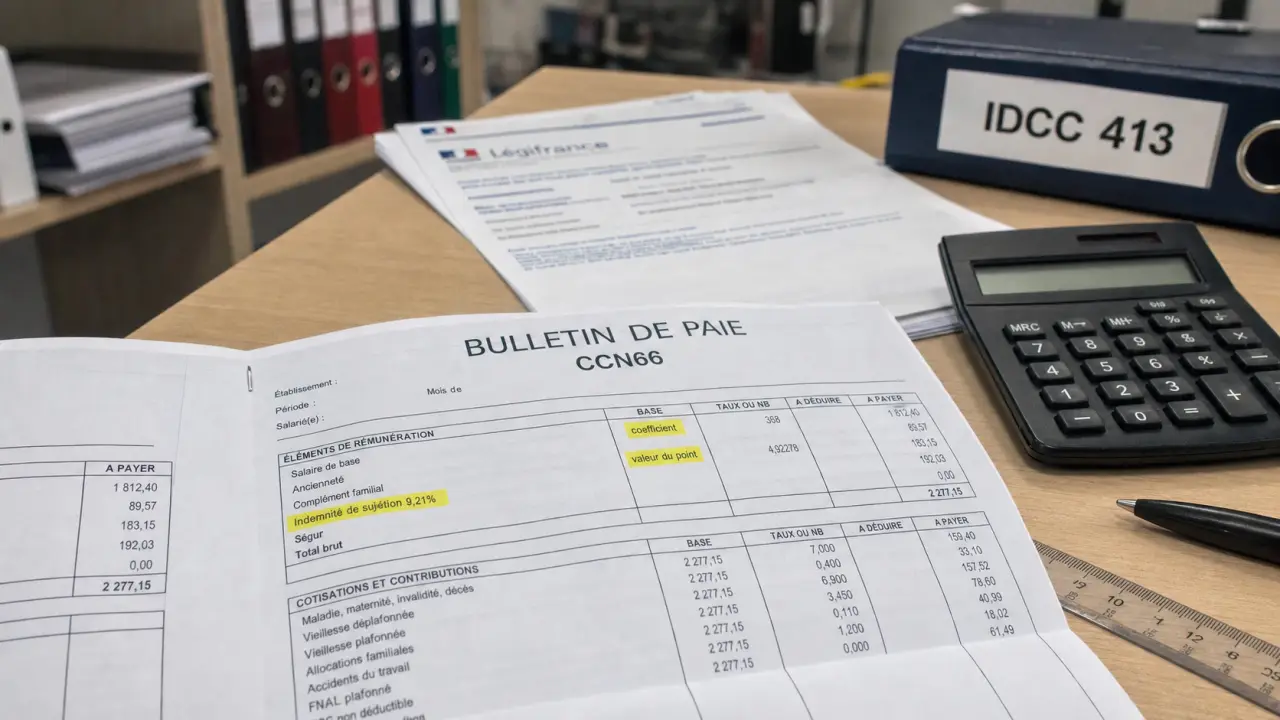 Salaire convention collective 66 : sujétion 9,21 % et contrôle au SMIC