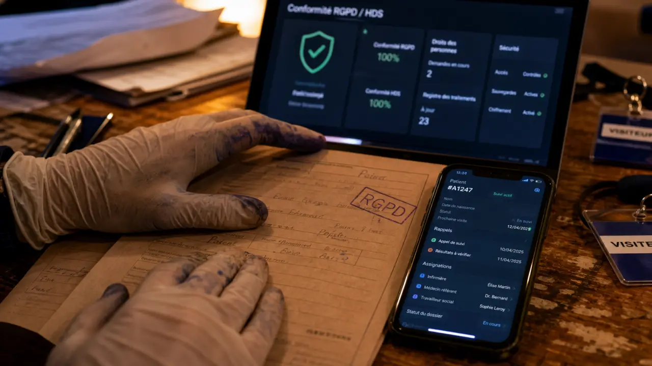 Création d'applications mobiles pour le secteur de la santé marseille : smartphone patient, RGPD et MVP