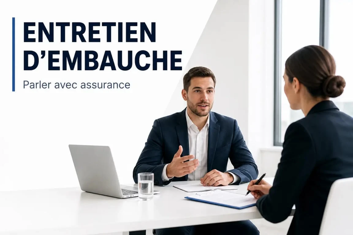 Pitch entretien d embauche en situation avec un candidat qui répond naturellement au recruteur