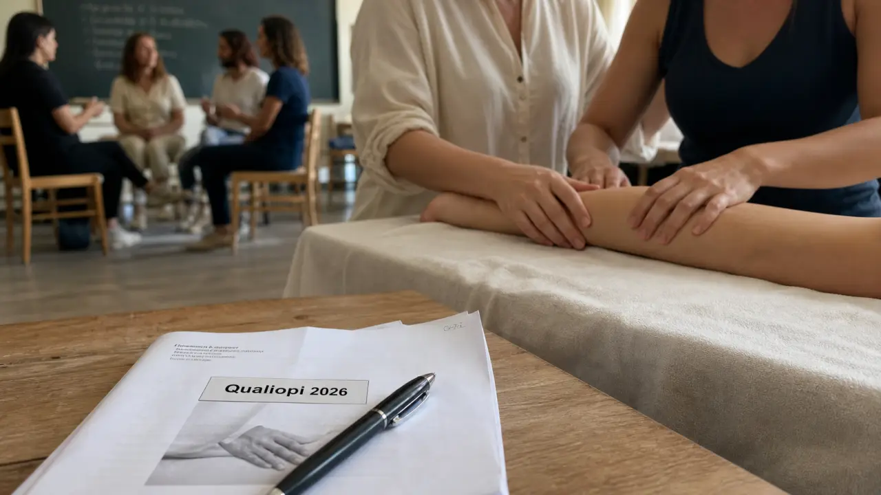 Formation massage Toulon : Qualiopi 2026 en petit groupe