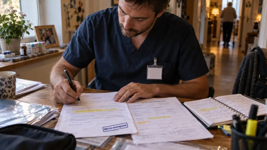 Aide-soignant auto-entrepreneur : plus d’autonomie, sans soins infirmiers en solo