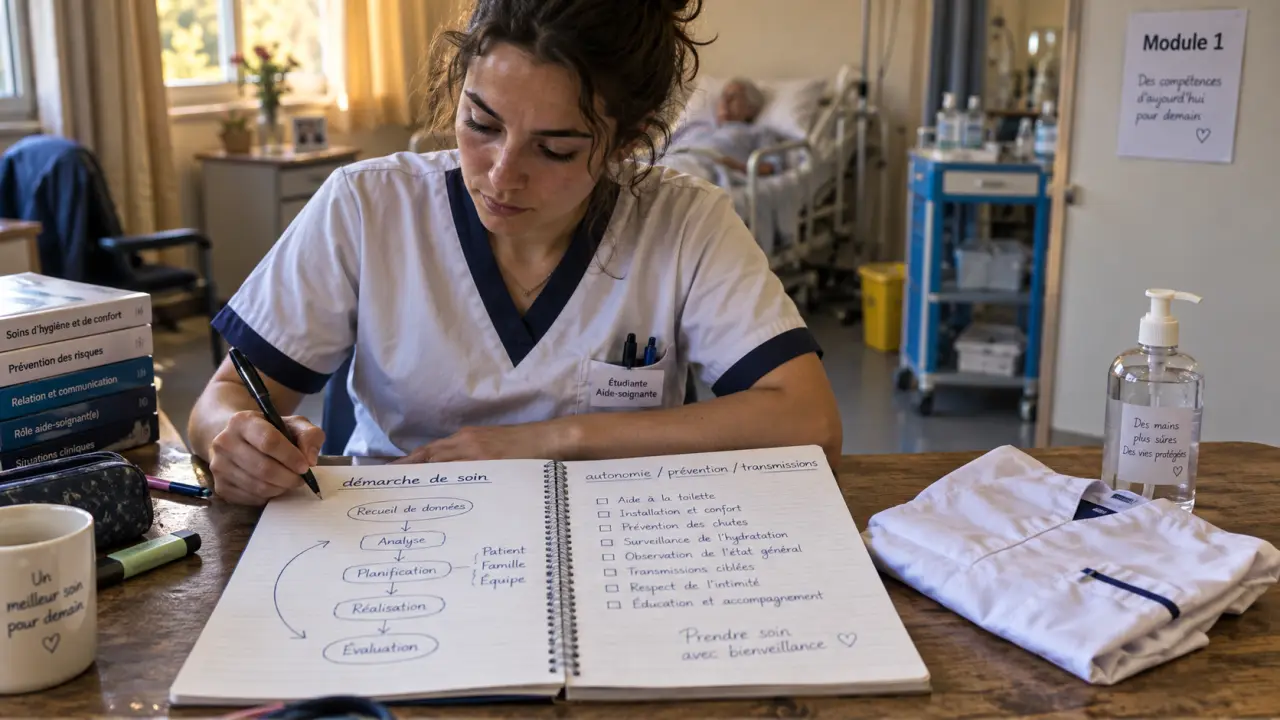 Aide soignant module 1 : étudiant en démarche de soins et transmissions