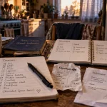 Charge mentale : carnet et liste de tâches à organiser