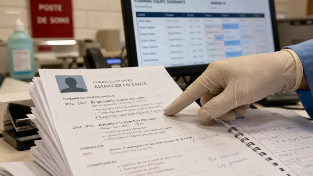 CV cadre de santé : comment montrer le terrain, le management et la qualité des soins ?