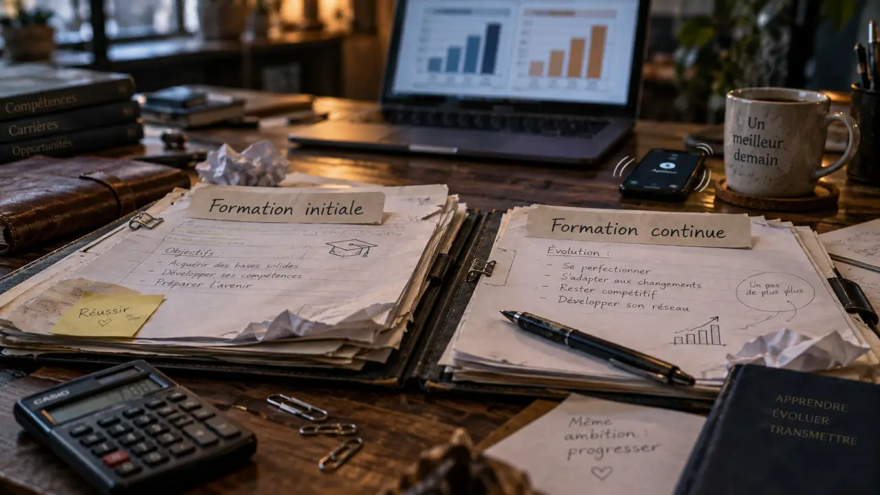 Difference entre formation initial et continue : dossiers de formation