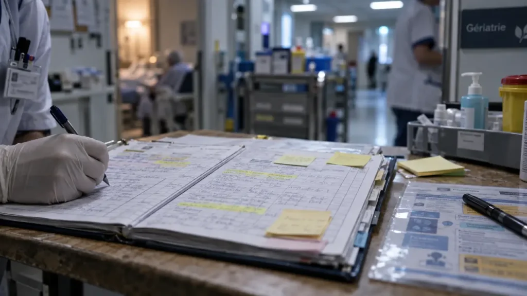 Transmission ciblée aide-soignant : observer sans diagnostiquer, transmettre sans rien oublier