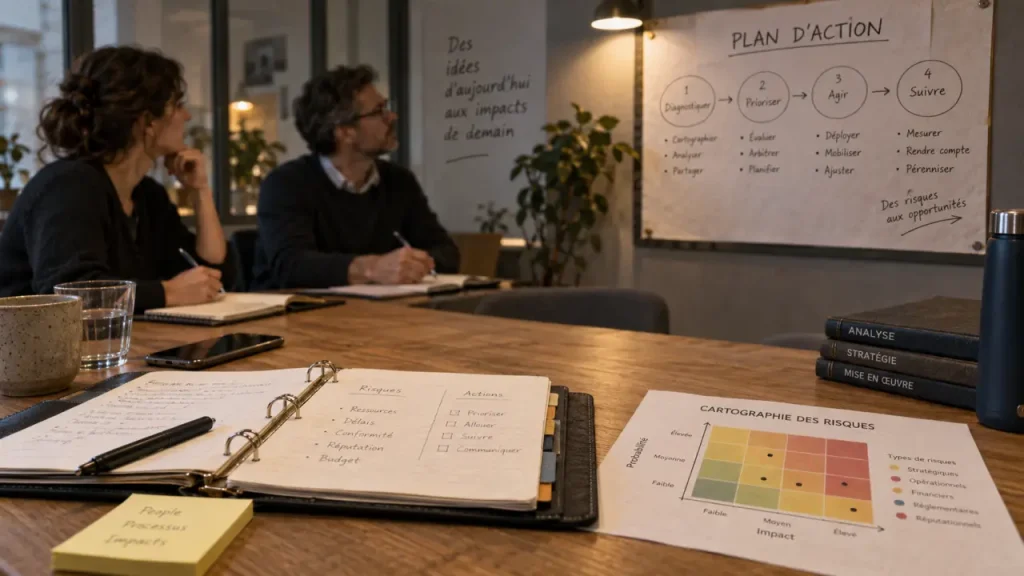Cabinet de conseil en gestion des risques : transformer la cartographie en décisions utiles